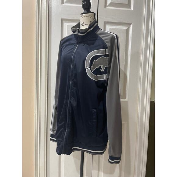 ECKO UNLIMITED TRACK JACKET RHINO BLUE/GRAY STREETWEAR RETRO SZ XL made 2015 - Picture 4 of 15